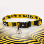 Wolverhampton yellow and black striped dog collar.