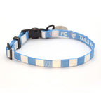 Argentina Cat Collar - Sky Blue & White Stripe Football Pet Collar