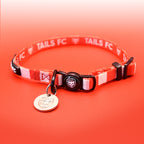 Bayern Munich Cat Collar - red & White Stripe Football Pet Collar