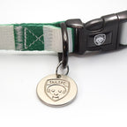 Celtic Dog Collar - Green & White Stripe Football Pet Collar