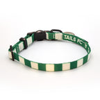 Celtic Cat Collar - Green & White Stripe Football Pet Collar