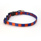 Crystal Palace Cat Collar - Red & Blue Stripe Football Pet Collar