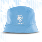 Light blue bucket hat with 'TAILS FC TEAM DOG' logo on a white background