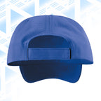 Tails FC Blue baseball cap on a light blue geometric patterned background