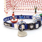 Everton Cat Collar - Blue & White Stripe Football Pet Collar