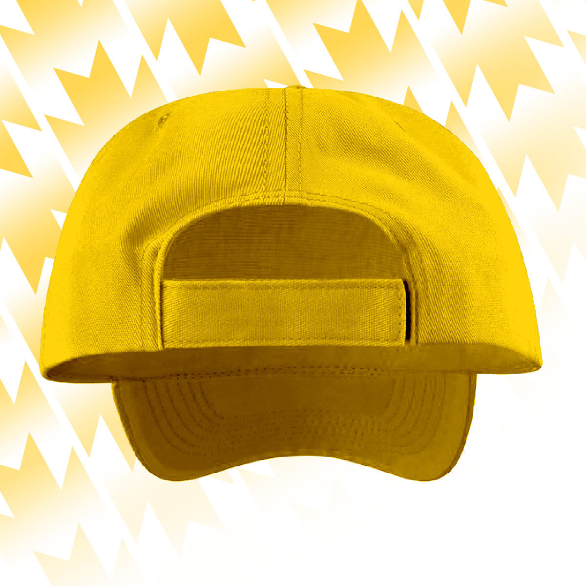 Tails FC Yellow cap on a yellow abstract background