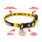 Hull Cat Collar - Amber & Black Stripe Football Pet Collar