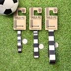 Juventus Dog Collar - White & Black Stripe Football Pet Collar