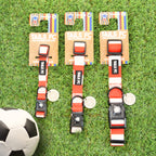 Liverpool Dog Collar - Red & White Stripe Football Pet Collar