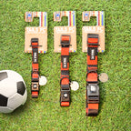 Manchester United Dog Collar - Red & Black Stripe Football Pet Collar