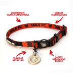 Manchester United Cat Collar - Red & Black Stripe Football Pet Collar