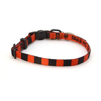 Manchester United Cat Collar - Red & Black Stripe Football Pet Collar