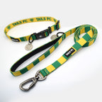 Republic of Ireland Dog Collar - Green & Gold Stripe Football Pet Collar