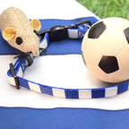 Sheffield Wednesday Cat Collar - Blue & White Stripe Football Pet Collar