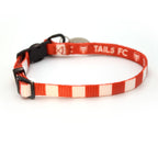Stoke Cat Collar - Red & White Stripe Football Pet Collar