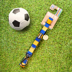 Sweden Pet Lead - Yellow & Blue Stripe Football Pet Lead