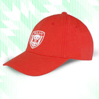 Tails FC Red cap with a logo on a white background