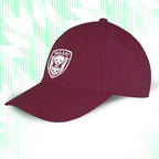 Maroon cap with 'TAILS FC' logo on a white background