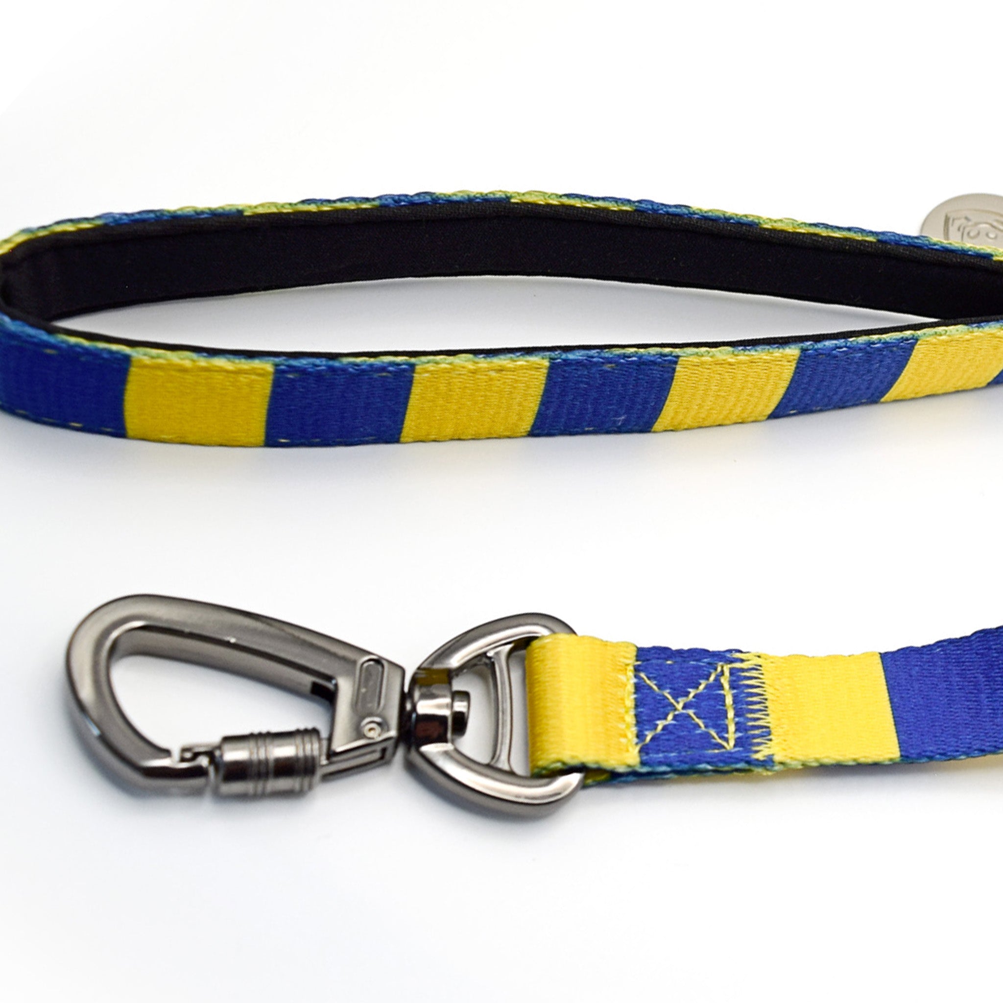 Ukraine Pet Lead - Yellow & Blue Stripe Football Pet Lead
