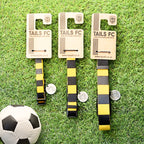 Wolverhampton Dog Collar - Gold & Black Stripe Football Pet Collar