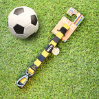 Wolverhampton Pet Lead - Gold & Black Stripe Football Pet Lead